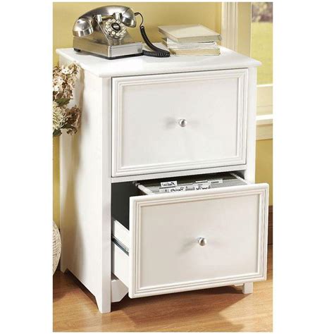 white filing cabinet with drawers